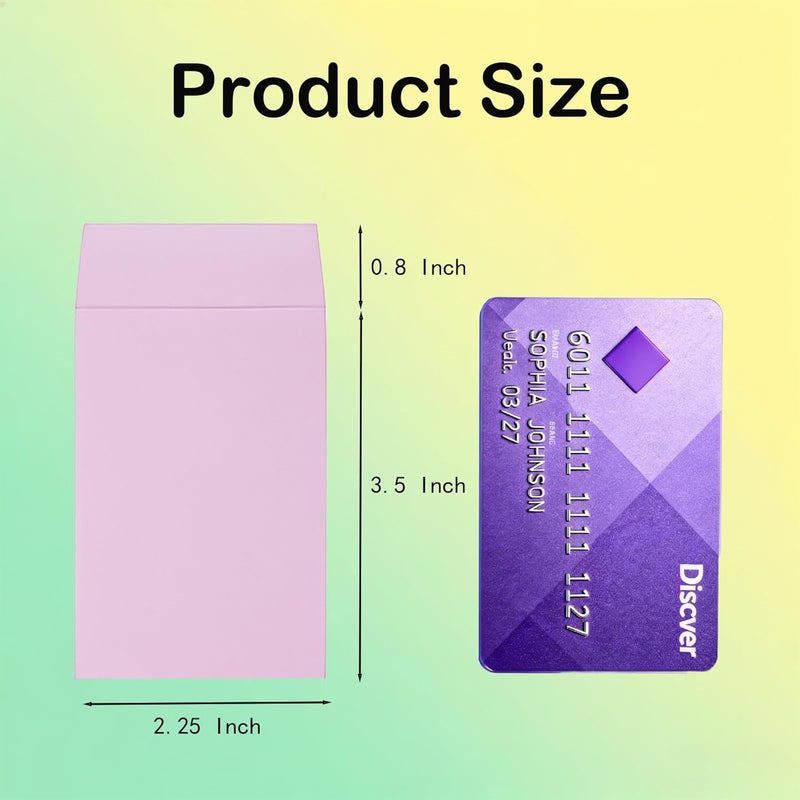 Volokitx 120-Pack 2.25×3.5 Inch Colorful Small Coin Envelopes, 10 Vibrant Colors, Mini Envelopes for Seeds, Small Items Storage, with Secure Full-Flap Seal - Image 2